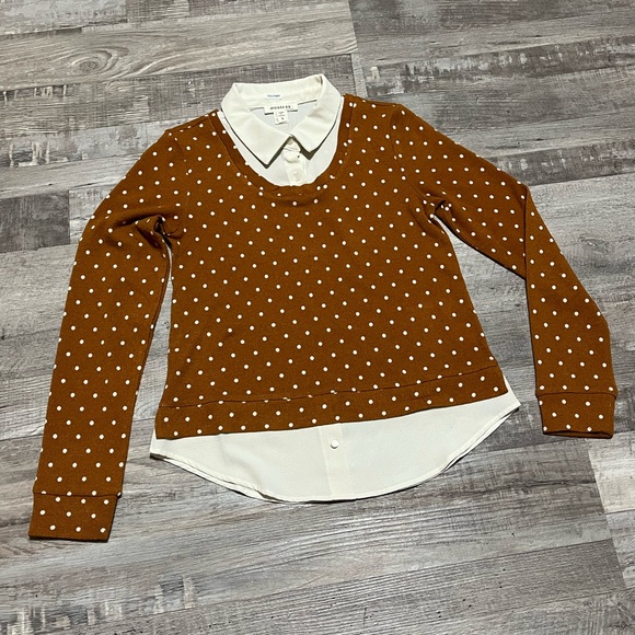 Polka dot collared sweater - Picture 3 of 4